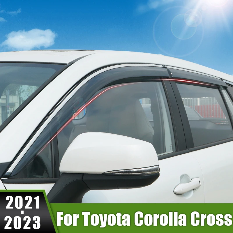 For Toyota Corolla Cross XG10 20212023 Hybrid Car Rain Shield Window