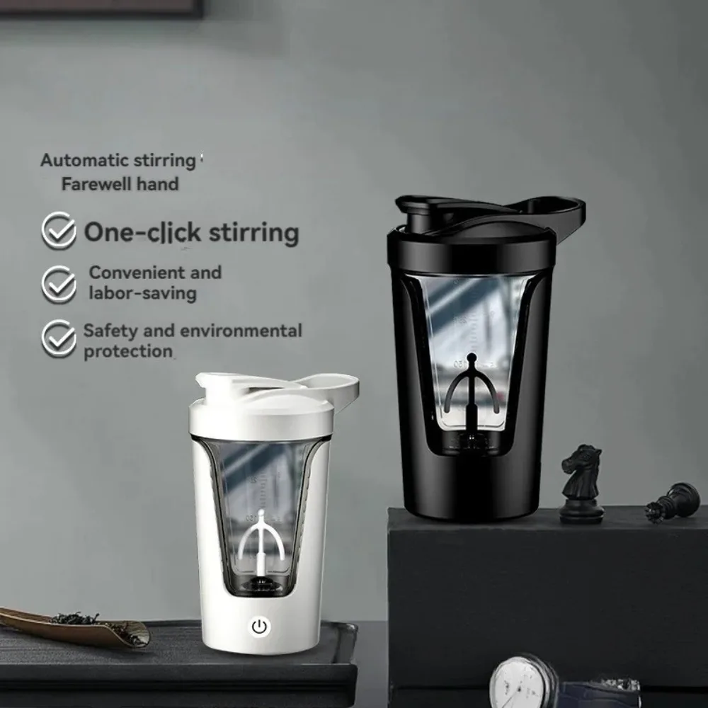 Electric Protein Shaker Bottle Mixing cup Automatic Self Stirring Mug Coffee Milk Cup Portable Blender Sports Fitness Kettle 35