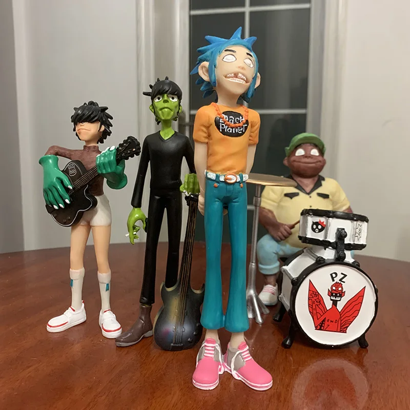 Фигурки Gorillaz из смолы Bandai 4 штуки | AliExpress