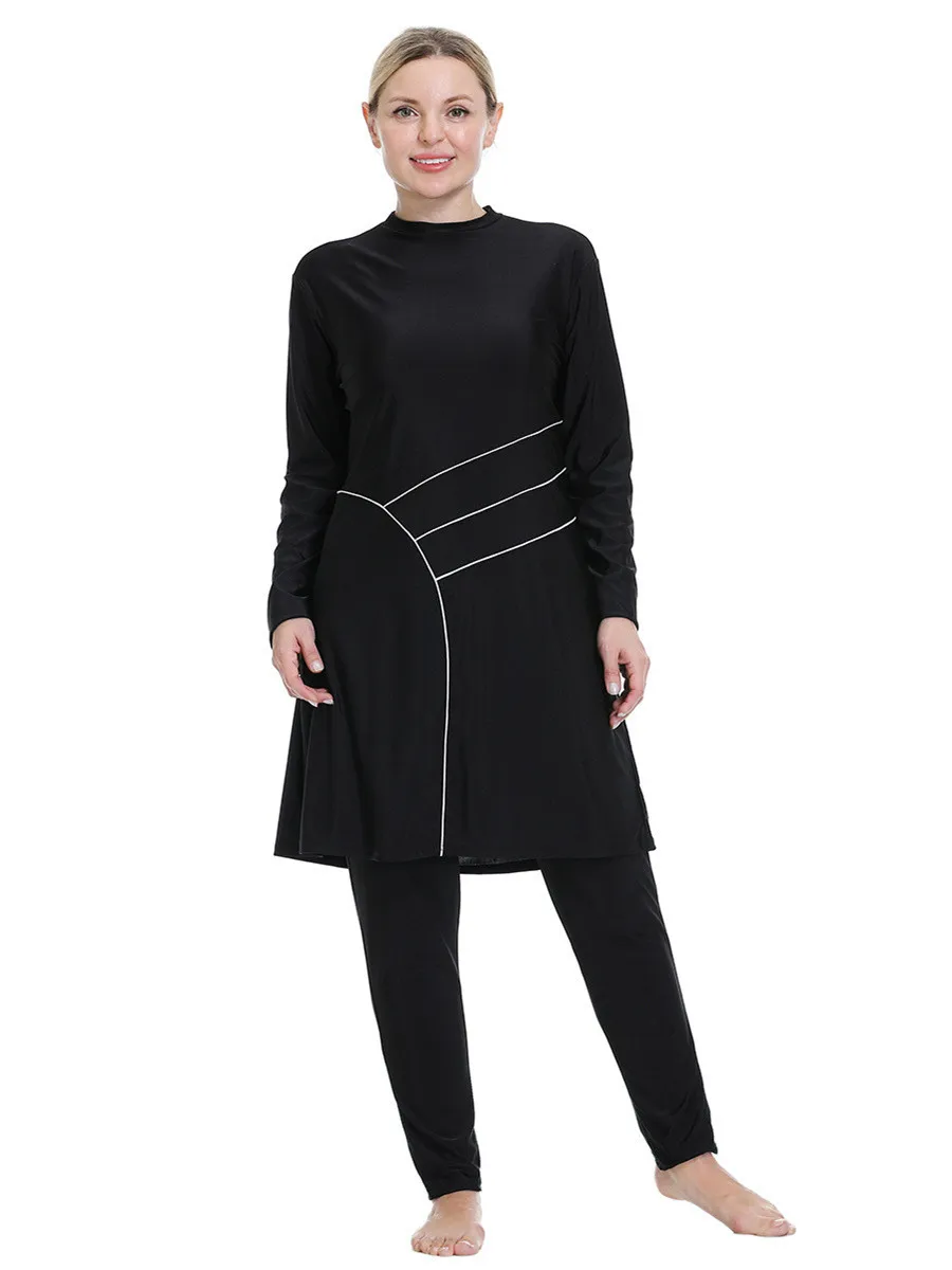 Burkini Muslim Women Plus Size 3-Piece Swimwear Full Coverage Swimming Suit women swimwear muslim swimwear