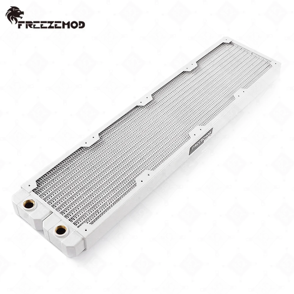 Zemod-radiador de Cobre Branco 480 mm g1 Roscas Refrigerador de Água do pc Refrigeração Líquida Ventilador de 12cm Tsrp-tw-white480