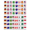 Flag Mahjong Set 64PCS Game Blocks Mahjong Sets Game Blocks Mahjong Sets For Party Seaside Escape Game Tiles Flag Pattern Tile 1