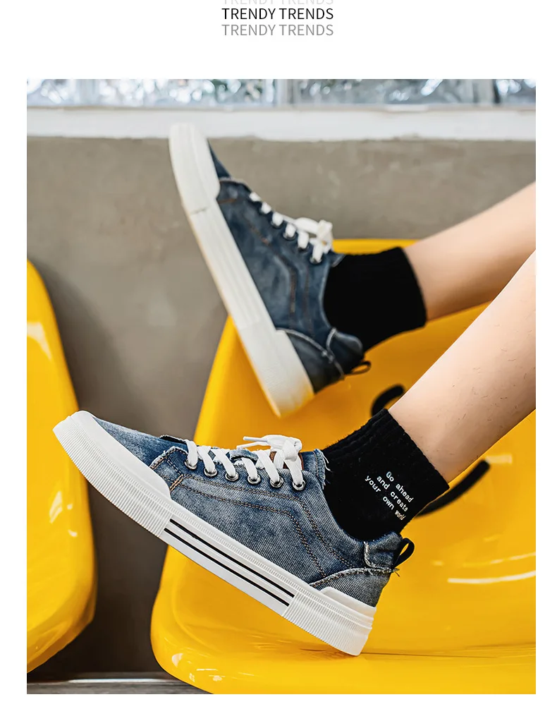 Große Größe 39-48 Herren Sportschuhe Marken atmungsaktive Herbst Canvas Sneakers Herren Laufschuhe Designer Jeans Stoff Wanderschuhe – Detail 11