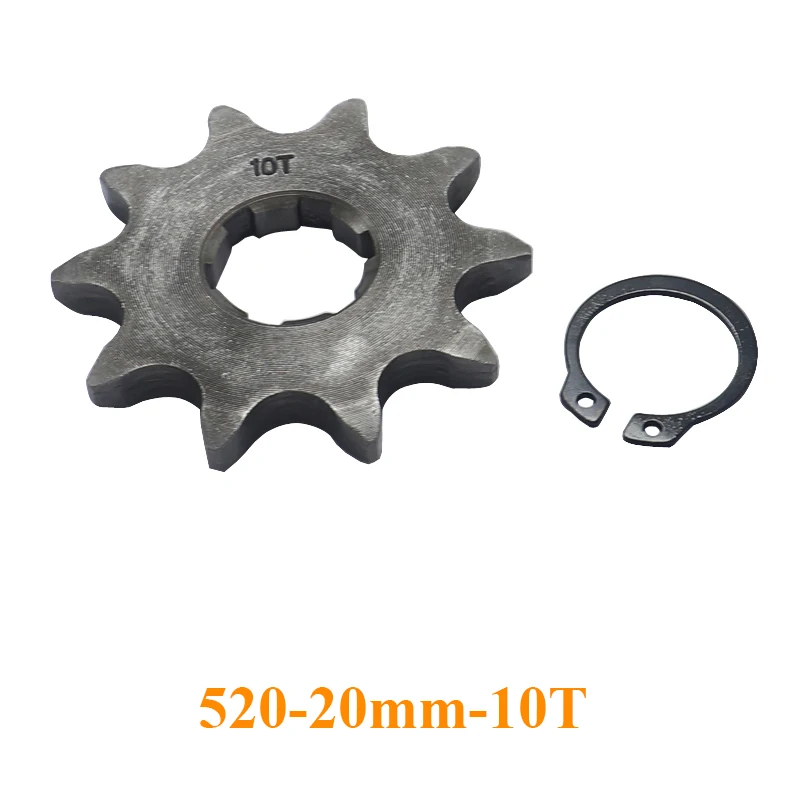 520 20mm 10T 11T 12T 13T 14T 15 16 17 18 19 20 T Front Engine Sprocket For Honda Lifan ZongShen YCF ATV Quad Dirt Pit bike Buggy