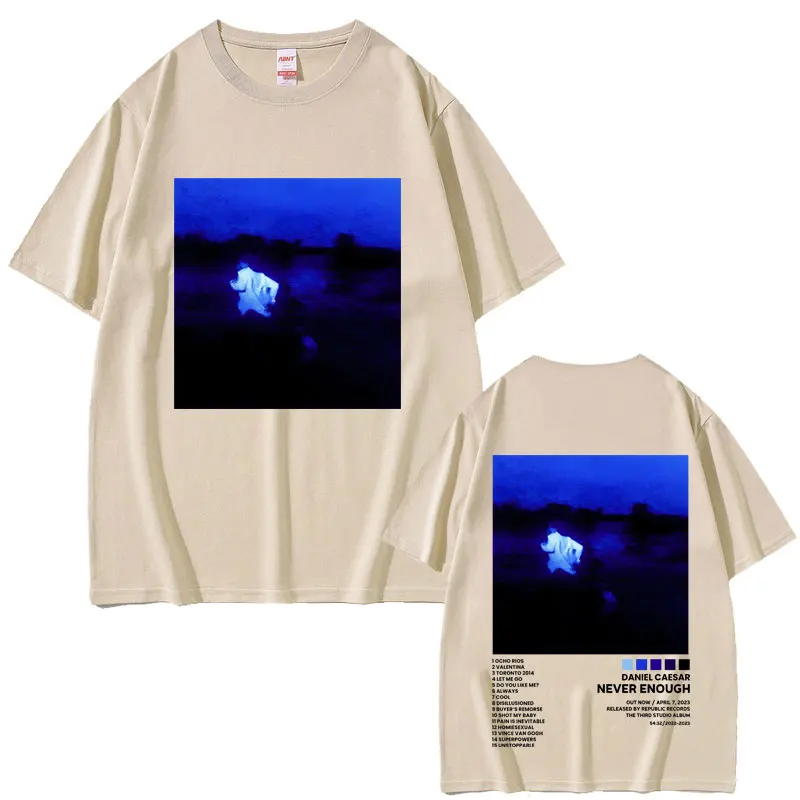 Rapper Daniel Caesar Never Enough Album Graphic Print T-shirt Men