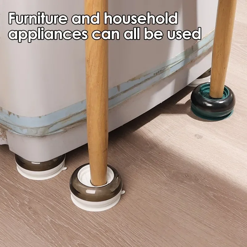 Washing Machine Anti Vibration Pads Furniture Rubber Foot Mats Non-slip Silent Refrigerator Support Dampers Stand Pads 1/4Pcs