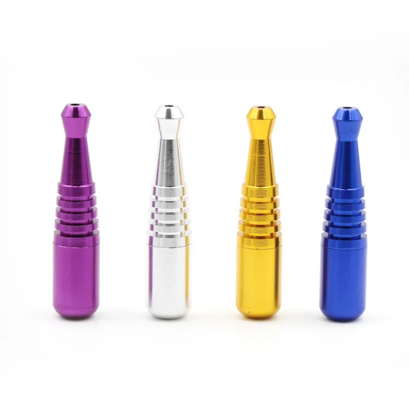 Baseball Bat Pipe Mini Multicolor Portable Detachable Metal Pipe Smoking Set Dry Tobacco Accessories