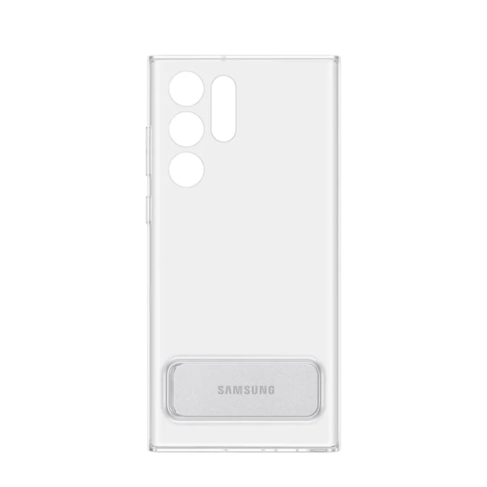 Clear Standing Cover Transparent Protective Case with Adjustable Viewing Angle