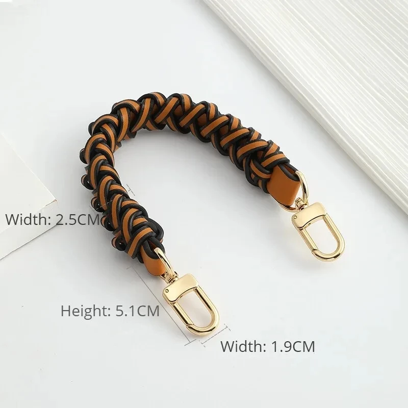 Woven Bag Handle Accessories For LV Neo Bucket Bag Portable Shoulder Belt Tote Bag Strap Short Strap Modification Upgrade Parts