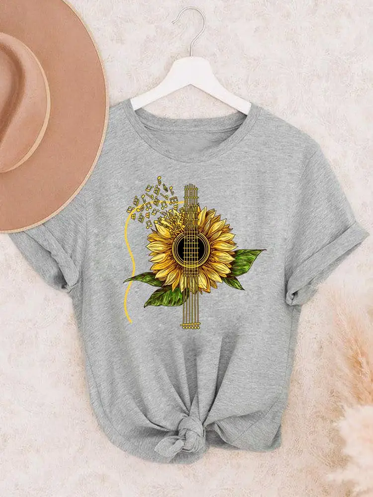 

Lovely Flower Sweet 90s Style Women Lady Print T Top Clothing Tee Summer Casual Cartoon Graphic Cartoon Fashion Tshirts T-Shirt