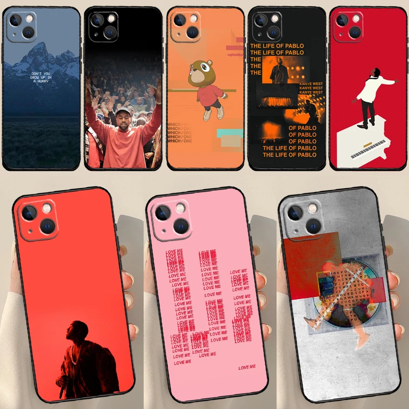 Kanye-West Phone Case For iPhone 11 12 13 Pro Max Mini Cover For iPhone XR X XS Max 7 8 Plus SE 2020 iphone 11 cover