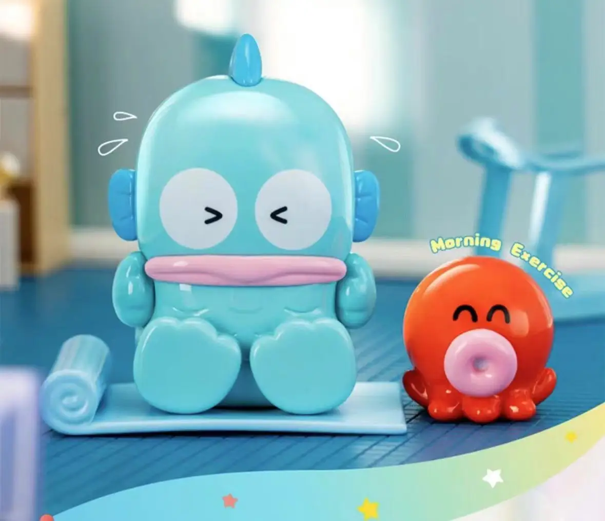 thumbnail image 1 of Hangyodon The Romantic Everyday Series Anime Figure Model Sanrio Ugly Fish Hanton Detachable Model Decoration Collection Toy, 1 of 5