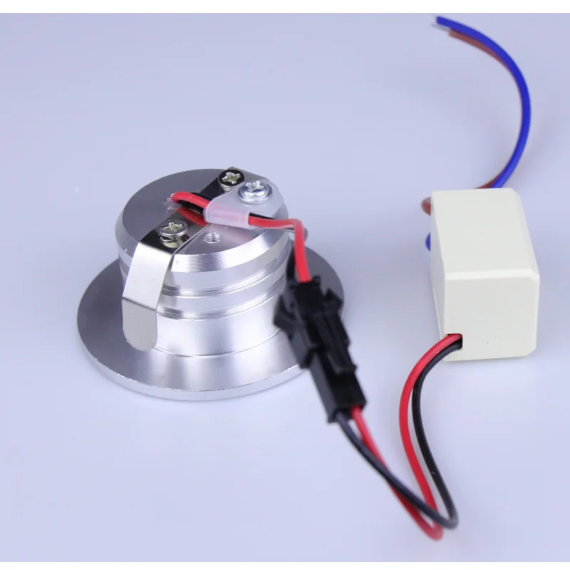 LED Floor Wall Lamp Embedded Stair Step Corridor Lamp 1W 3W 85-265V Night Light Indoor Wall Footlight DC12V 3