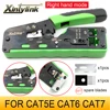 2023 New CAT5 CAT6 CAT6A CAT7 CAT8 Crimping Pliers multitool rj45 crimper network tool stripper cutter ethernet cable clamp lan 2