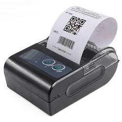 Mini imprimante thermique sans fil Exrpress USB BT, impression d'étiquettes de reçus, connexion USB, prise en charge des commandes ESC/POS 