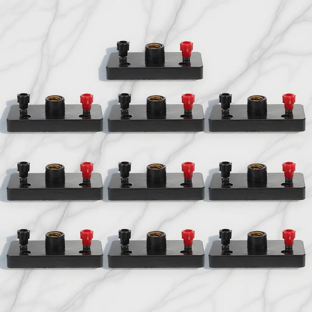 10Pcs 물리학 나사 램프 홀더 플라스틱 베이스 창의적인 전기 교육 보조 도구 실험 조명 홀더 학교 실험실