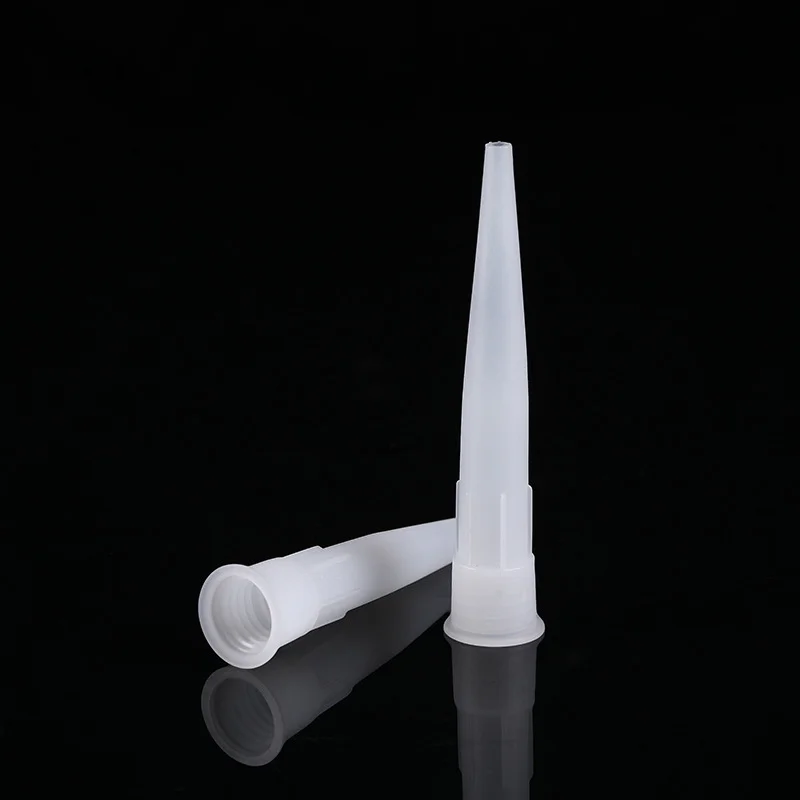 

50pcs Glass Nozzles Plastic Glass Glue Caulking Gun Nozzles Sealant Silicone Caulking Tips Mouth Caps Home Construction Tools