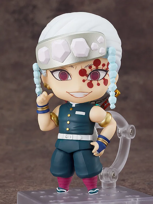 

10cm Demon Slayer Q Edition Clay Kimetsu No Yaiba Figure Gk Uzui Tengen Bust Anime Demon Slayer Action Figure Model Toys Gifts