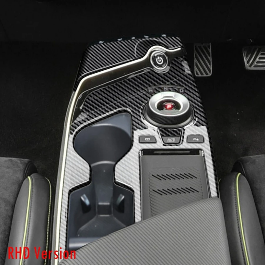 Garniture Intérieure Style Bois Pour Kia EV6 2022-2023 - Habillage Console Centrale
