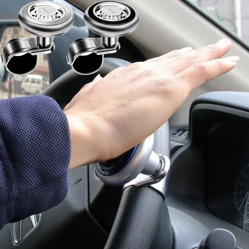 Booster al volante dell'auto, 360 ° Rotazione, facile assistenza alla rotazione, vestibilità universale, migliora il comfort e il controllo della guida degli accessori