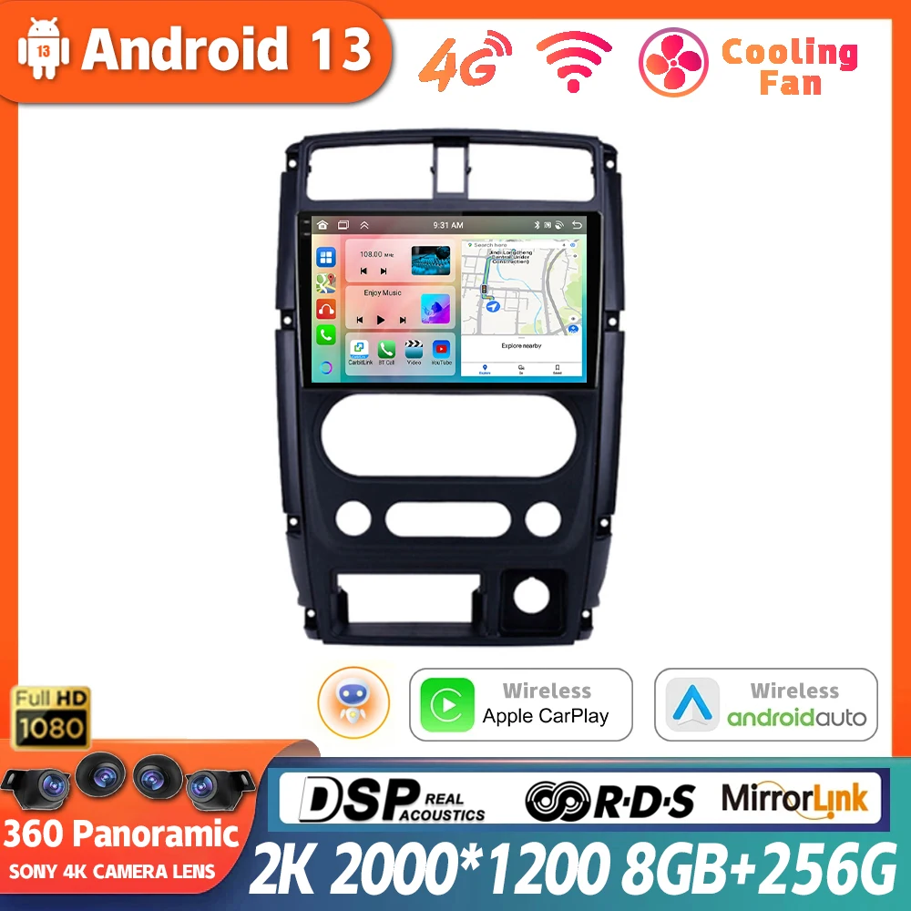 

Android 13 For Suzuki Jimny 3 2005 - 2019 Car Radio Multimedia Video Player Navigation Android AutoHead Unit No 2din 2 din DVD