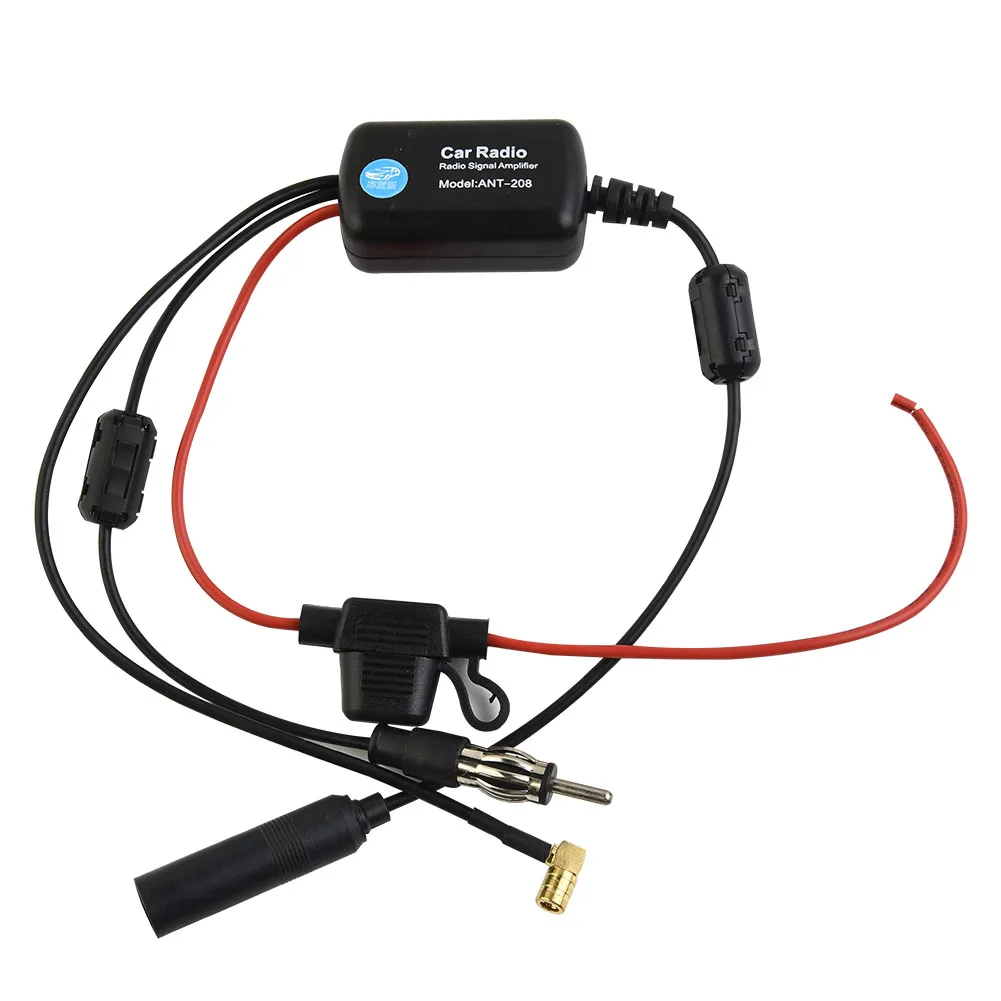 

Ready Stock Signal Amplifier Booster Fast Ship Car Radio FM Antenna FM Radio Signal AMP Booster Car Antenna Amplifier