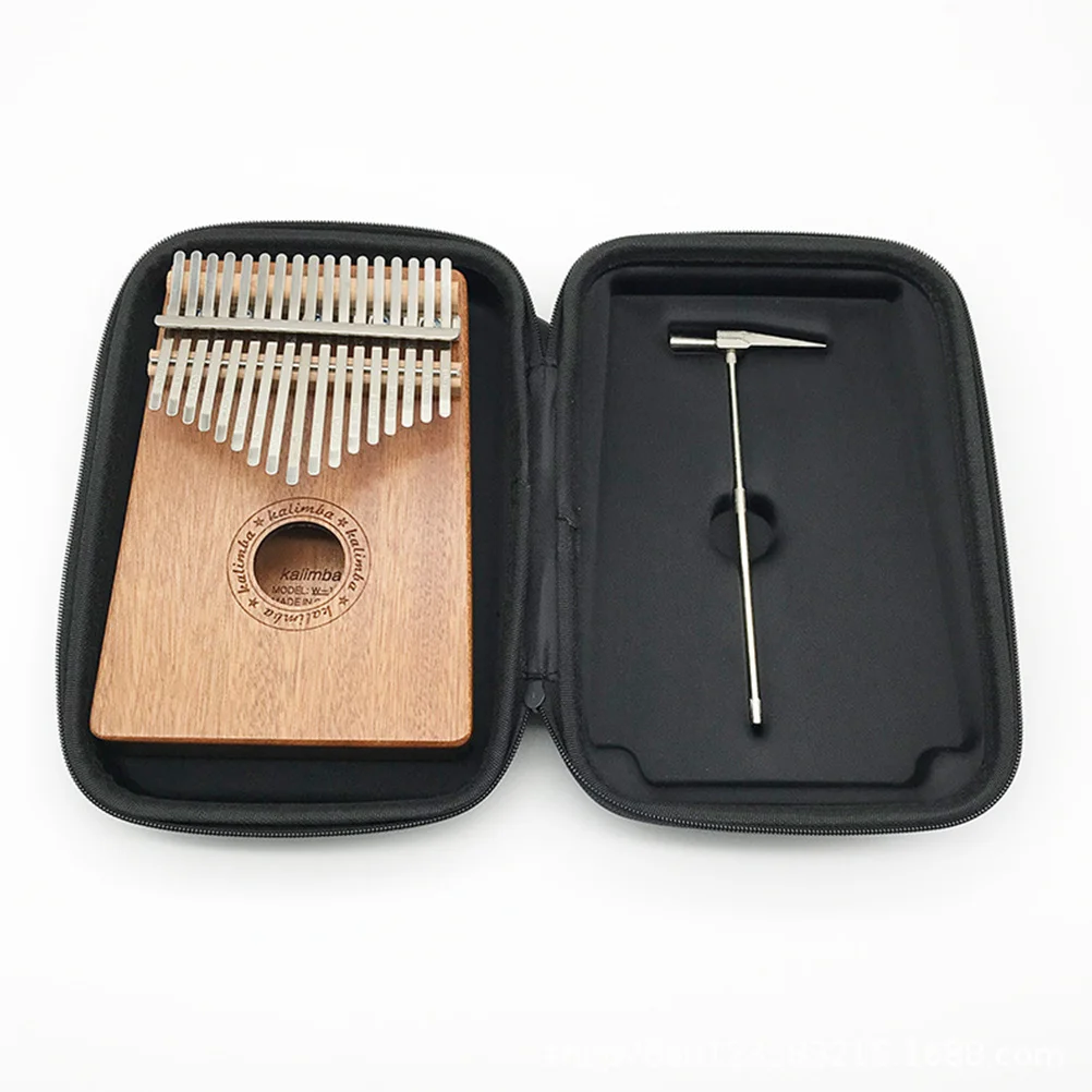 Portable Kalimba Bag Container With 17 Keys/10 Keys Storage Bag Thumb Piano Mbira Box Portable Piano Multifunction