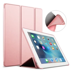 Premium Leather Smart Cover with Magnetic Closure - Versatile Protective Case for iPad Pro 10.5 (Rose Gold)