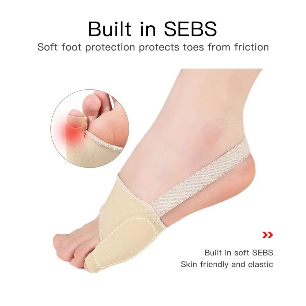 Bunion Corrector Adjustable Promotes Foot Health Relieves Hallux Valgus Soft And Comfortable Corrects Overlapping Toes Flexible
