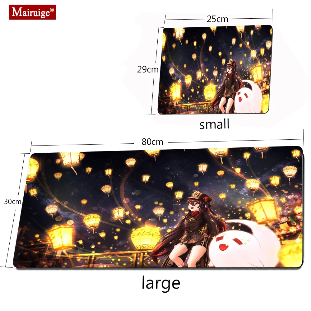 

Hu Tao Genshin Impact Mouse Pad Gamer Accessories Large 900x400mm Speed Keyboard Desk Mat Computer Tapis De Souris LOL Mousepad
