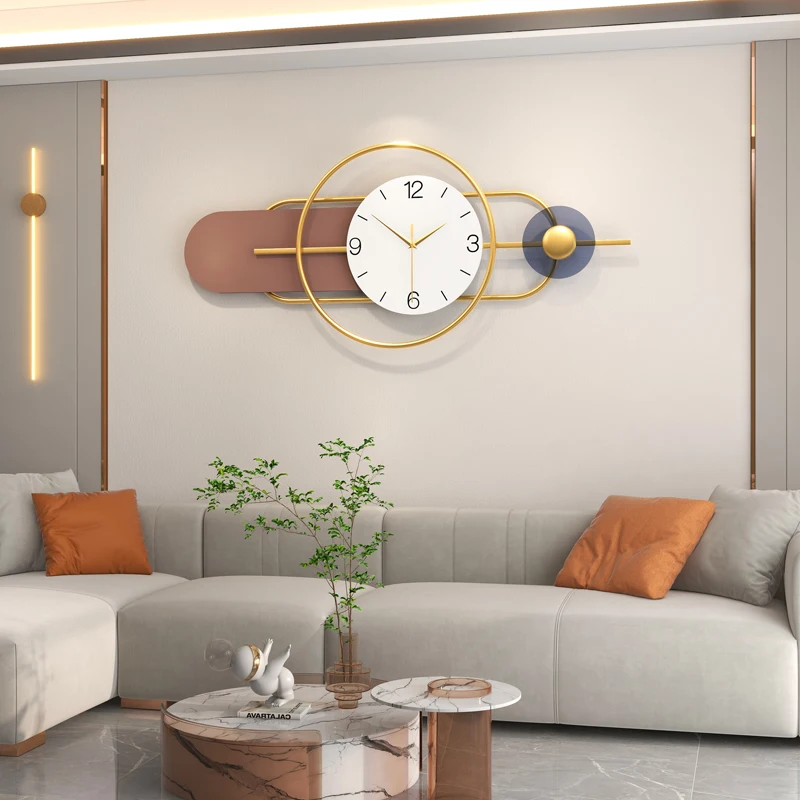 Luxurious-Wall-Clock-Modern-Design-Living-Room-Dining-Room-Decoration ...