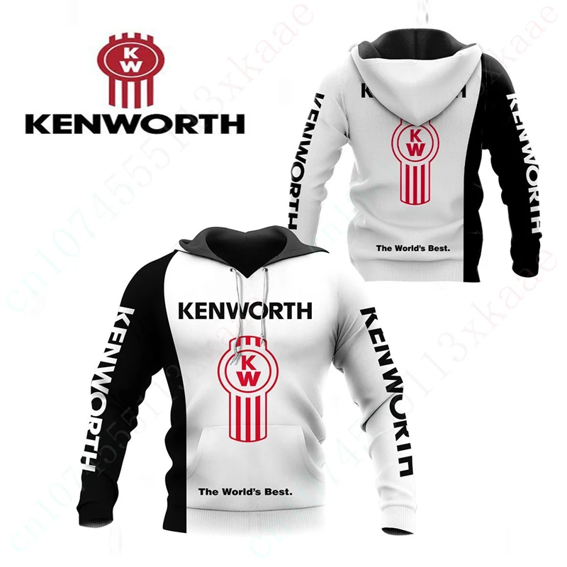 Kenworth Harajuku Streetwear Top Anime Hoodies For Men Women 3D Printing Sweatshirt Unisex Clothing Casual Zip Oversize Hoodie