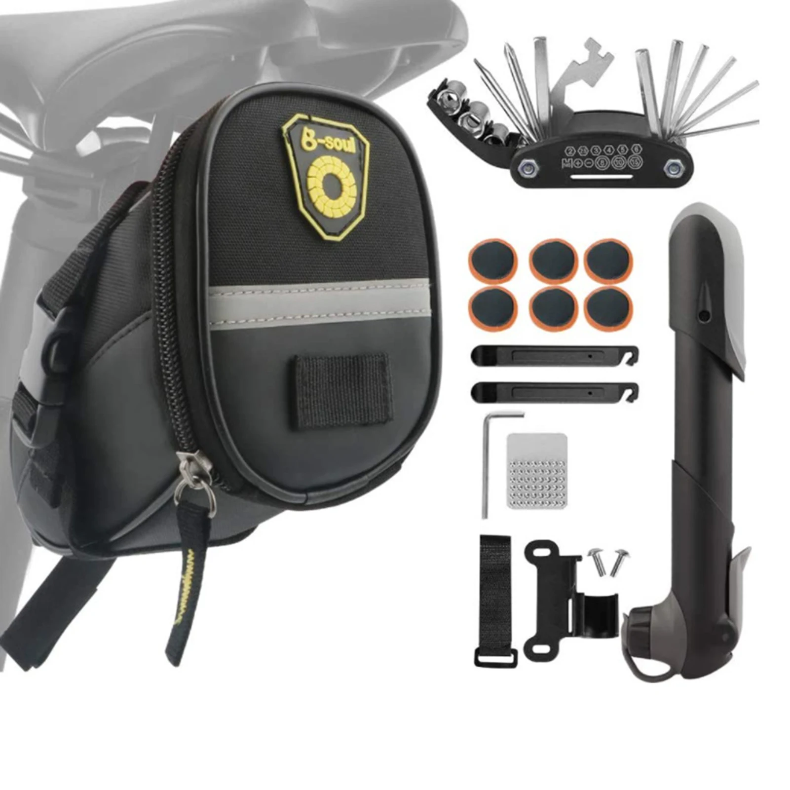 BicycleRepairKitMultiFunctionalHomeBikeToolTravelEssentials