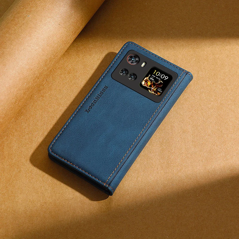 Leather Flip Wallet Phone Case - Stylish Protective Cover & Holster