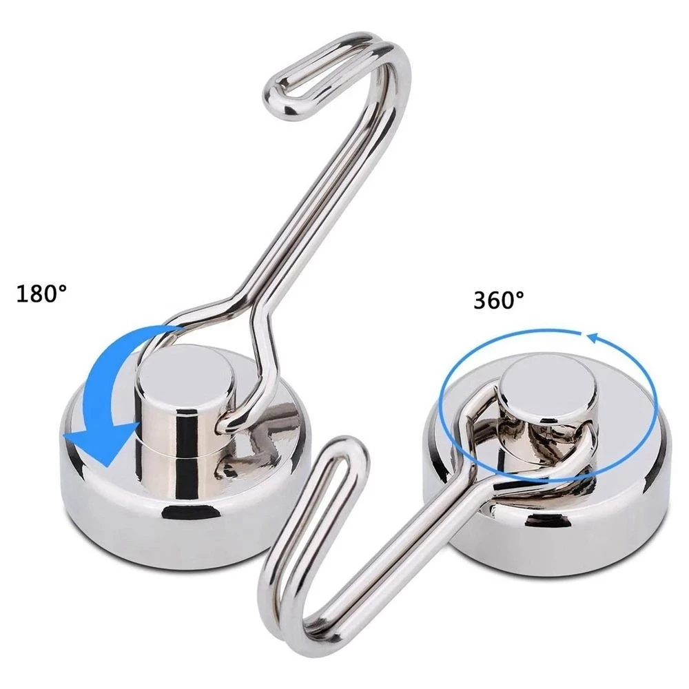 Description Picture 3 of itemMagnetic Hooks Heavy Duty Magnets Hooks Key Holder Hanger Strong Wall Storage Hook For Home Refrigerator Grill Kitchen Organizer