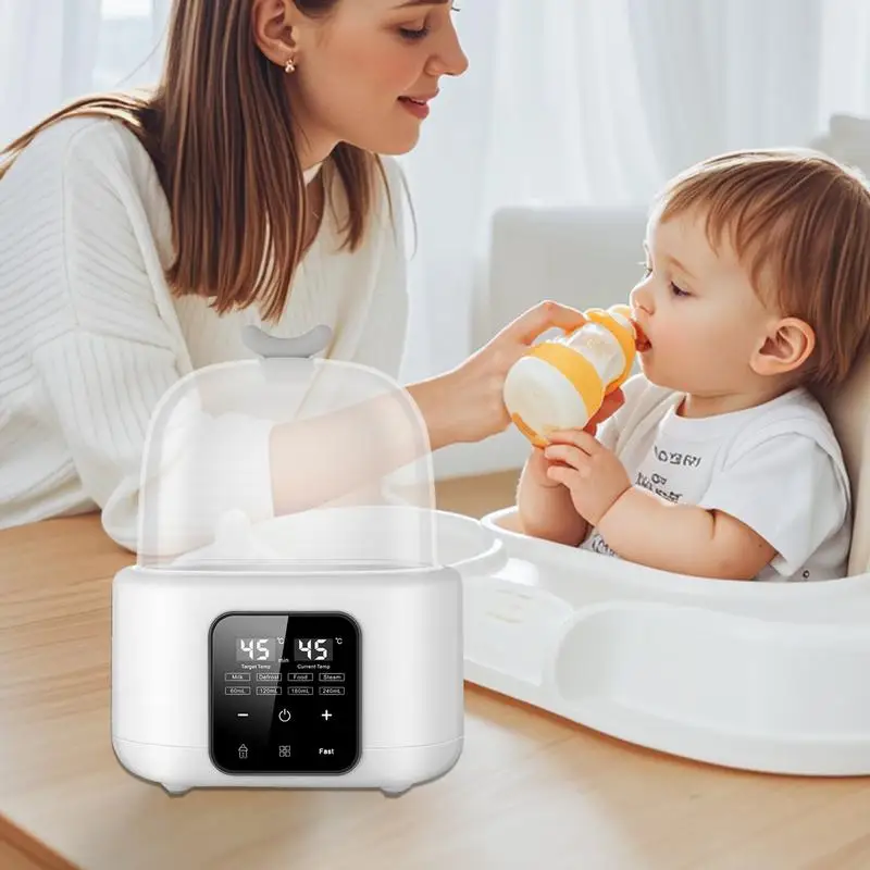 Baby Milk Warmer Smart Accurate Temperature Control Breast Milk Warmer Defrost Baby Bottle Heater Home Food Streamer For New