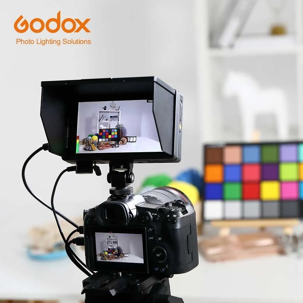 Godox GM55 4K Monitor 5.5 Inch DSLR 3D LUT Touch Screen IPS FHD 1920x1080 Video 4K HDMI Field Monitor Dslr