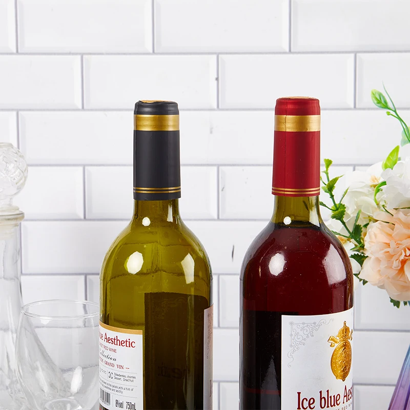 20pcs Capsules De Rétrécissement De La Chaleur De Bouteille De Vin Capsules Vin