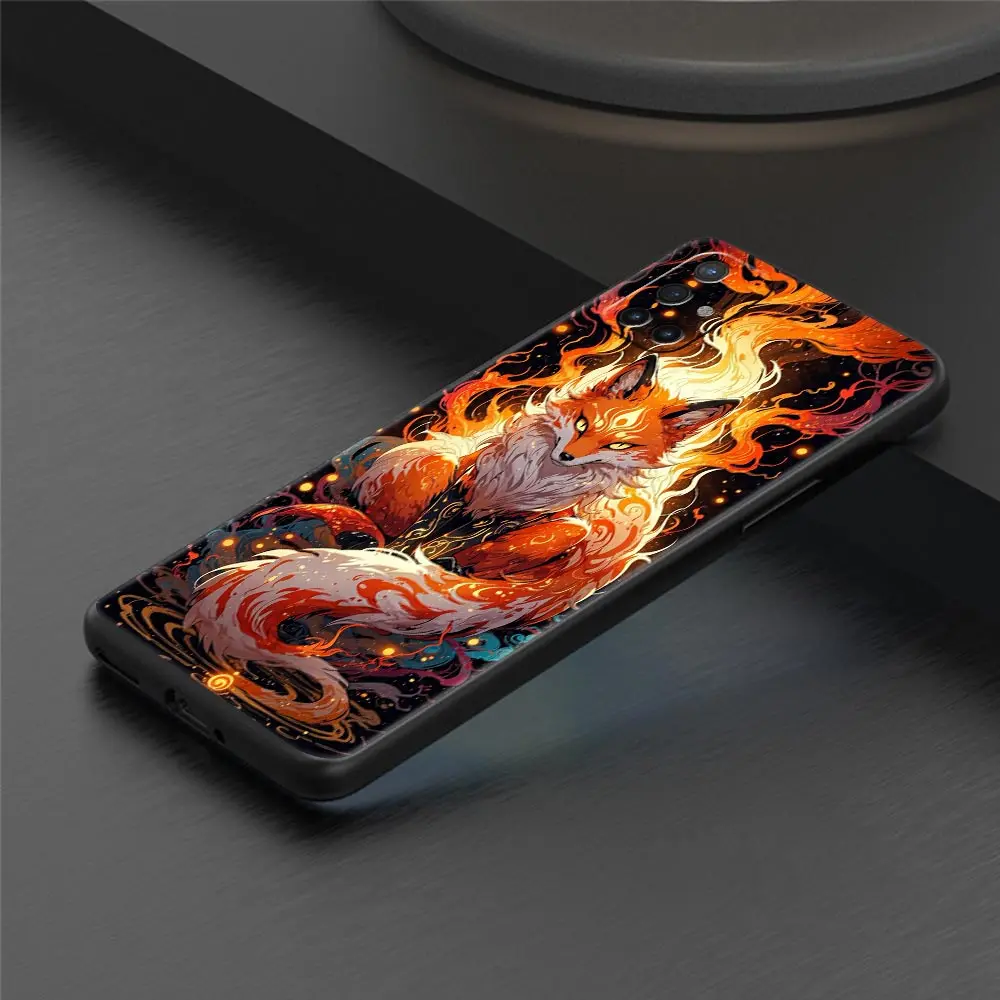 Red Fox Soft TPU Phone Case Cover | Vibrant Protective Design