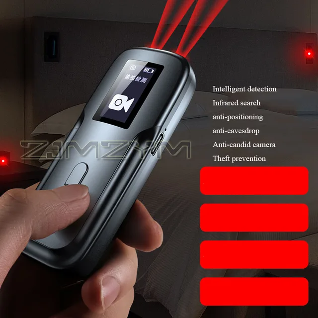 Hidden Camera Detectors Multi-function Anti Mini Bug Devices SPY Camera GPS Signal RF Tracker Scanner Magnetic Field Detection 5