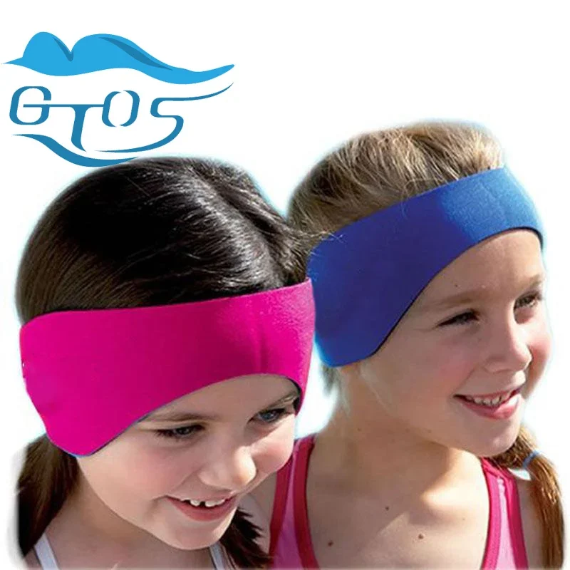 Adjustable Women Kids Ear Band cover for swimming bathing ear plugs toddler head band protector Neoprene