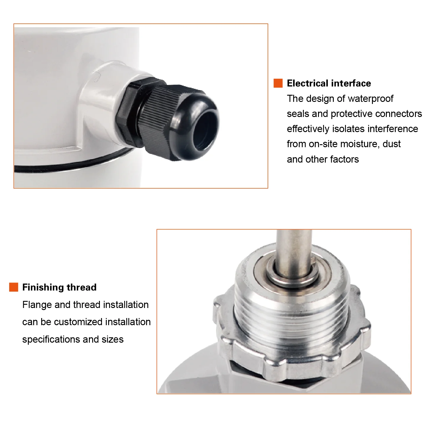 Rotary Paddle Level Switch 24V 110V 220V Powder Hopper Silo Bin Level Sensor Sol