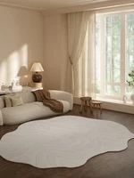 Minimalist Irregular Striped Carpet Comfortable Soft Bedroom Rugs Large Area Living Room Decorative Carpets Cloud Artistic Rug 1
