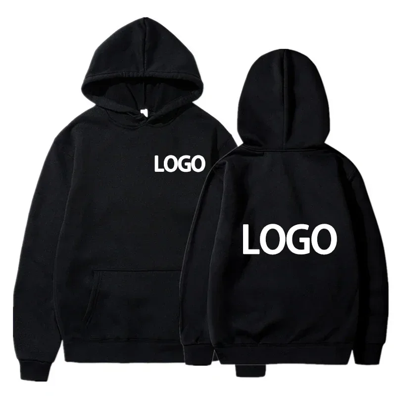 Polyeste Hooded Pullover for Men and Women, Customized Team Loose Casual Wear with Fashionable Personality