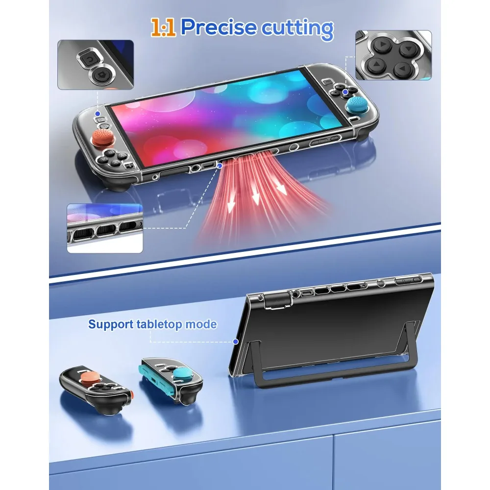 Clear PC Protective Case for Nintendo Switch 2 Joycon Controller