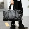 Fitness Gym Bag Man Travel PU Leather Outdoor Sports Handbag Multi-functional Large Capacity Storage Shoulder Trip Bags xa171wd 3