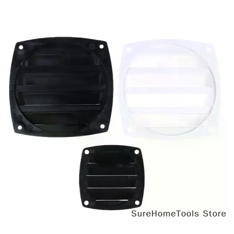 1Pcs Boat Louvered Vent Replace Square Air Vent Grill Ventilation Ducting Cover Outlet Vent For Marine RV
