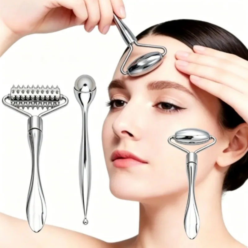 Revitalizing Face and Eye Massage Roller for Skin Care and Rejuvenation