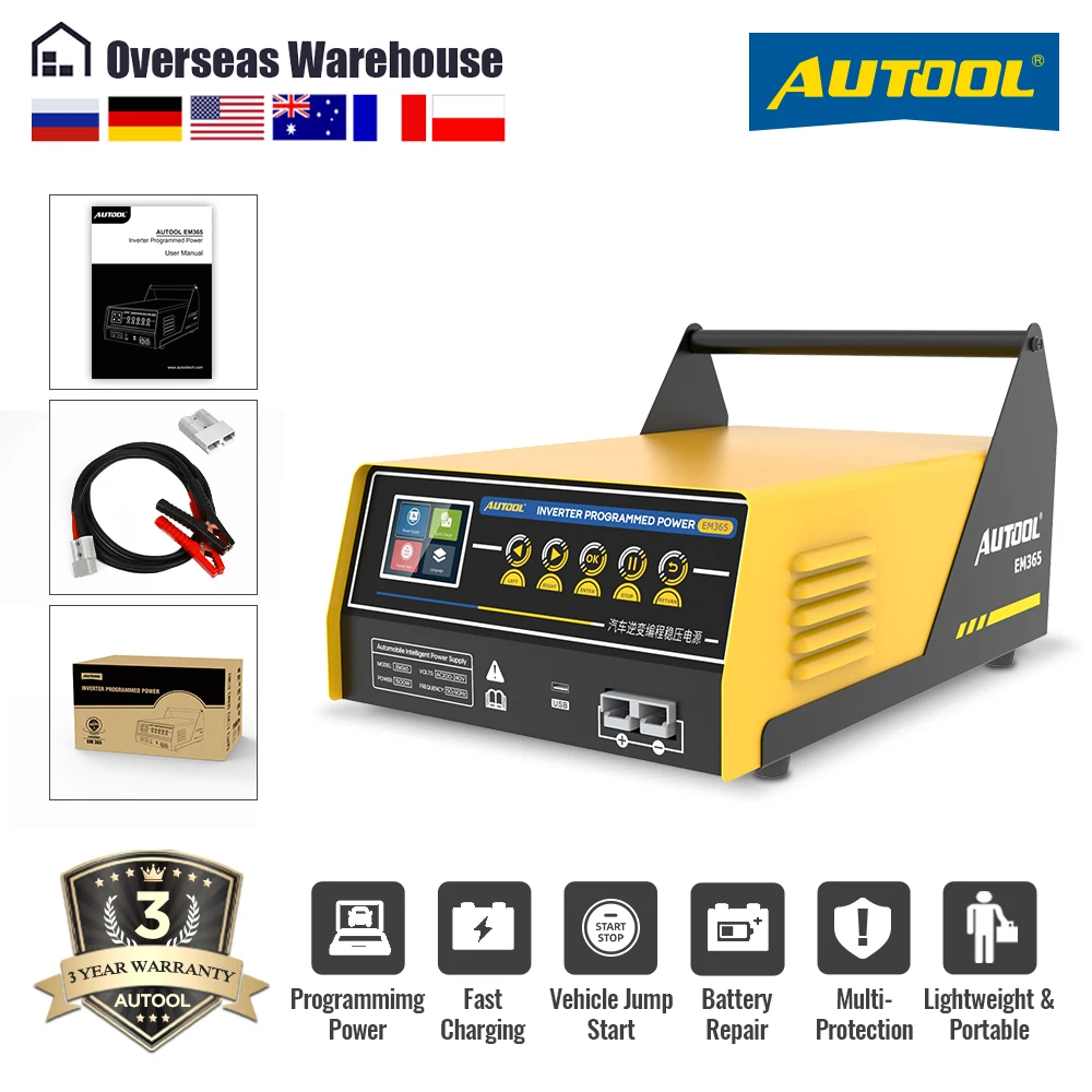 Autool Em365 Inverter Programming Power Auto Battery Repair Realtime