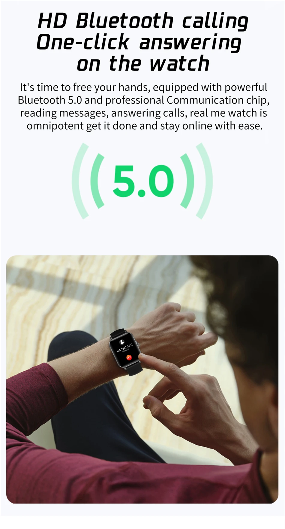 2022 New Smart Watch Men Full Touch Dial Call Sports Fitness Tracker IP67 Waterproof Bluetooth Answer Call Smartwatch Men Women